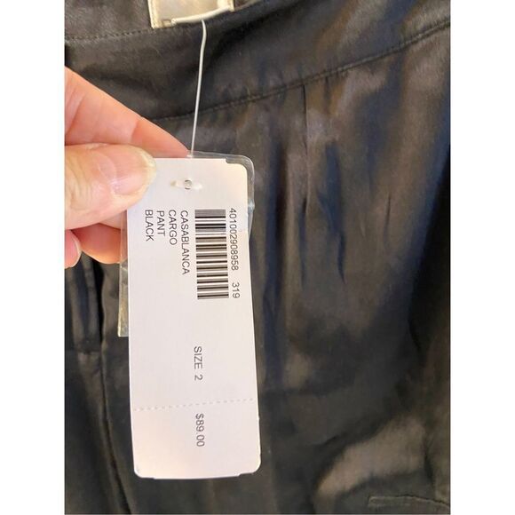 Chicos silk blend pants Ultimate Fit Casablanca cargo new size 2 Medium rn#79984 - Picture 4 of 8